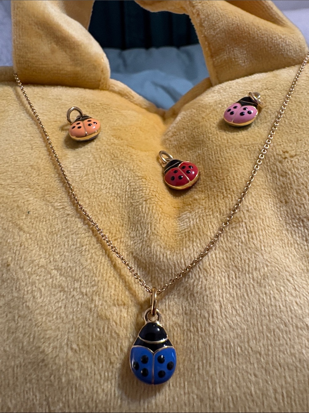 Joan Rivers Collection Ladybug necklace